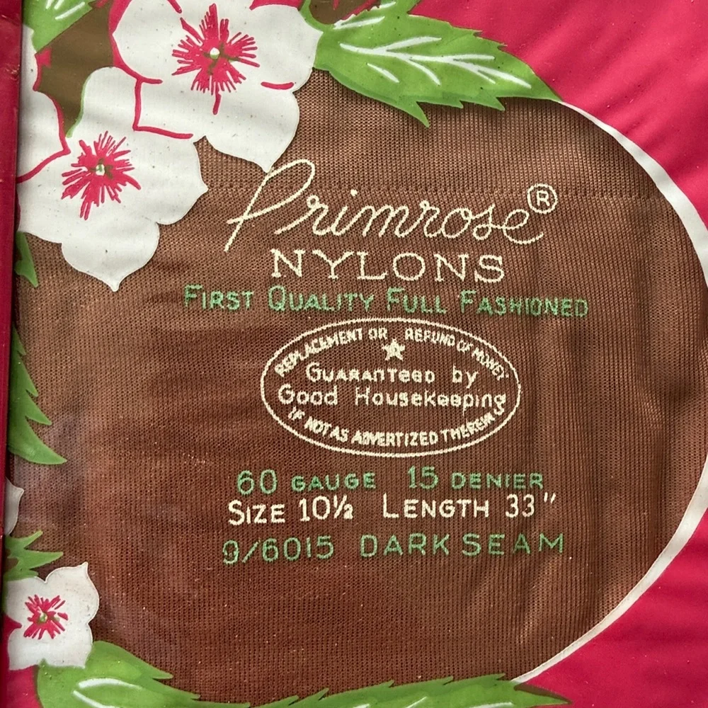 Primrose Vintage Stockings 3 Sets NEW in Pink Floral Box